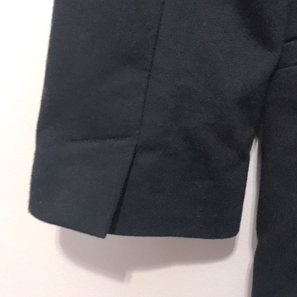 GIBSON womens black one button stretchy blazer size Small 3/4 sleeve - Picture 5 of 13